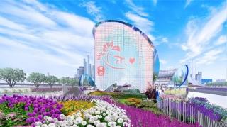 广州市海心沙公园新葡京娱乐城园摆花设计